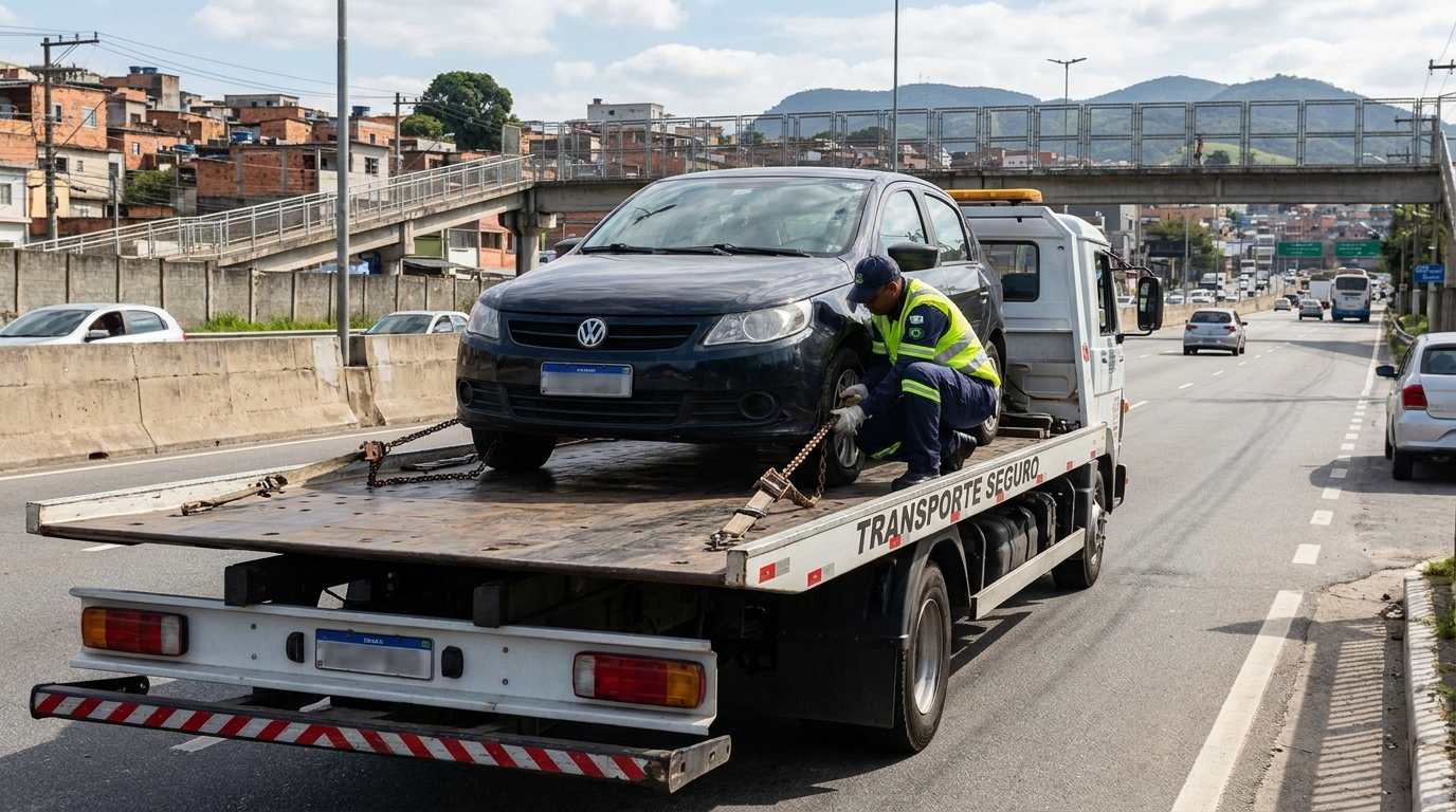 Logística para Veículos Parados na Cidade Edson, Suzano‑SP
