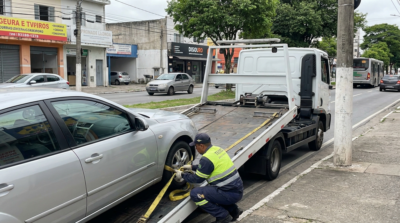 Transporte de Automóvel em Caxangá, Suzano‑SP